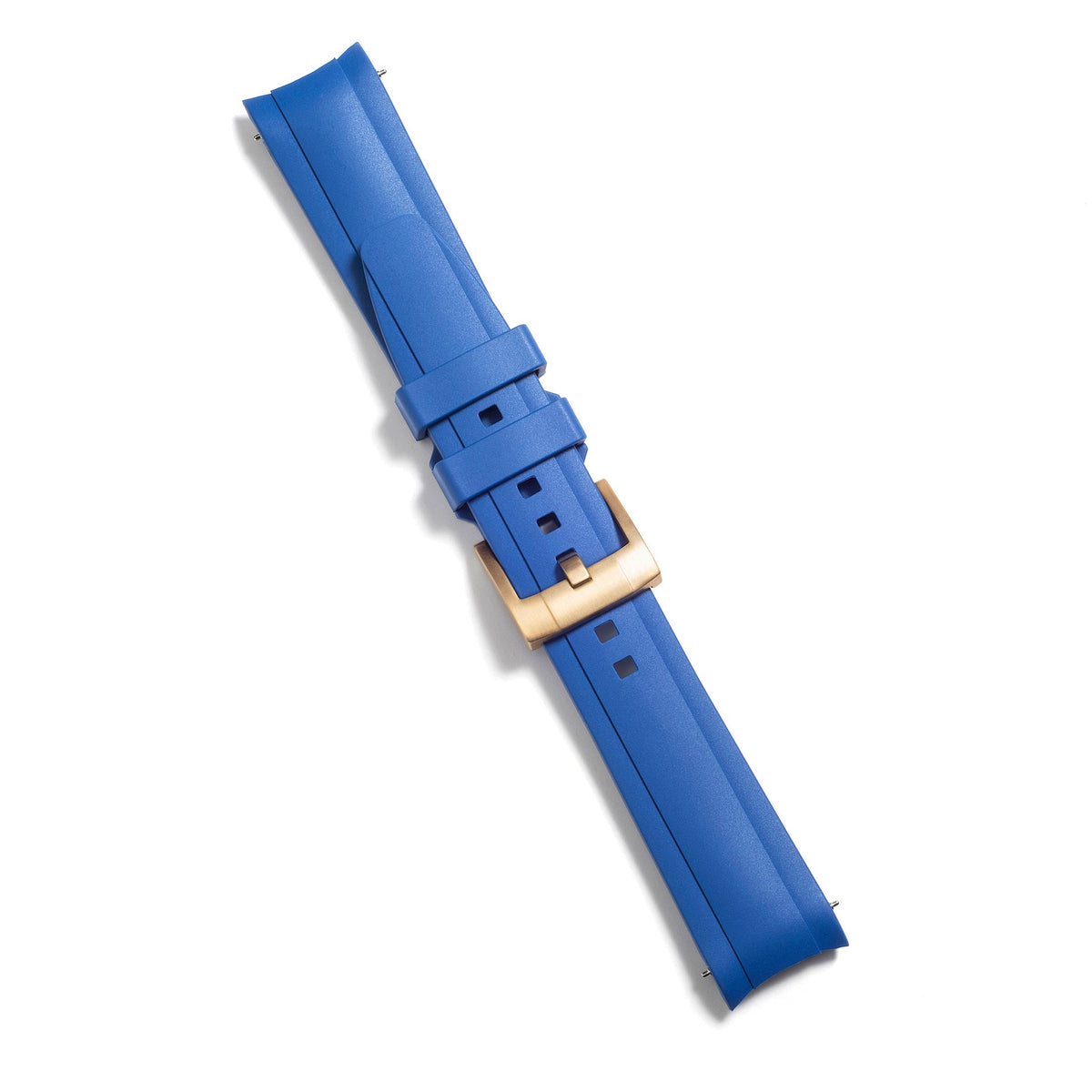 Gewölbtes Kautschukarmband für Rolex GMT Master II Keramik mit Dornschließe